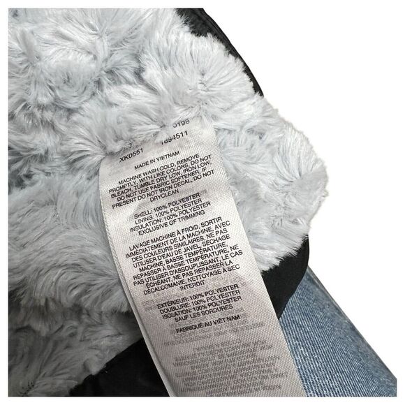 Columbia Copper Crest Long Quilted Puffer Jacket Heavy Black Hooded Size X Small - Picture 7 of 8